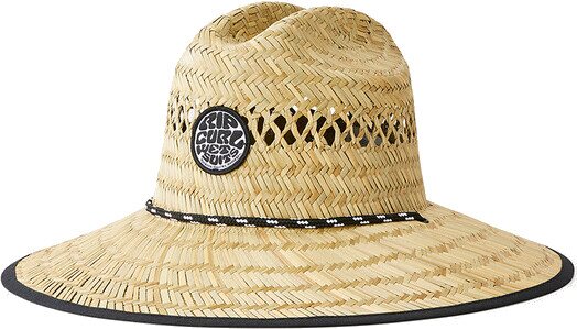 Rip Curl Logo Straw Hat Natural
