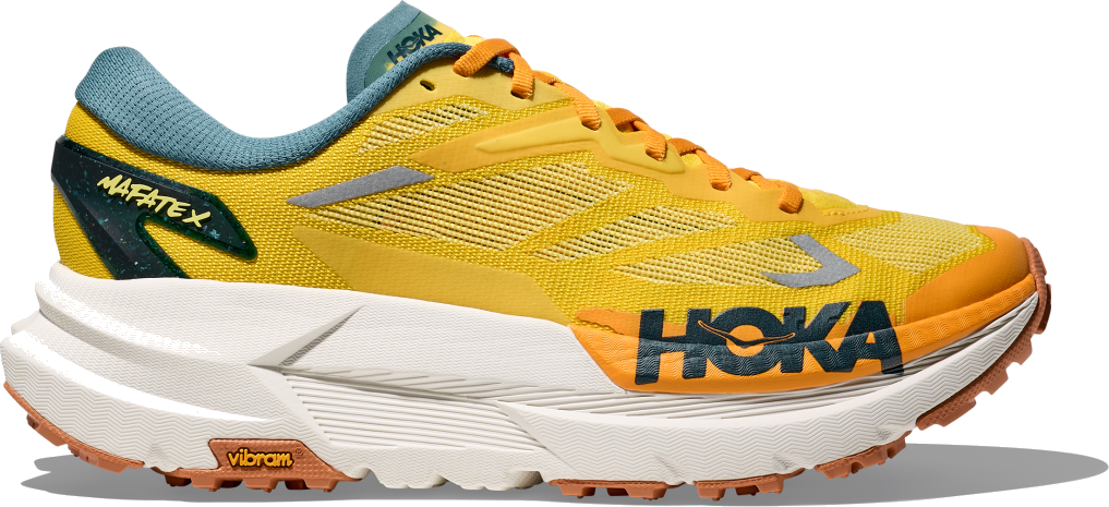 Hoka Mafate X Mens Zest/Mountain Fog