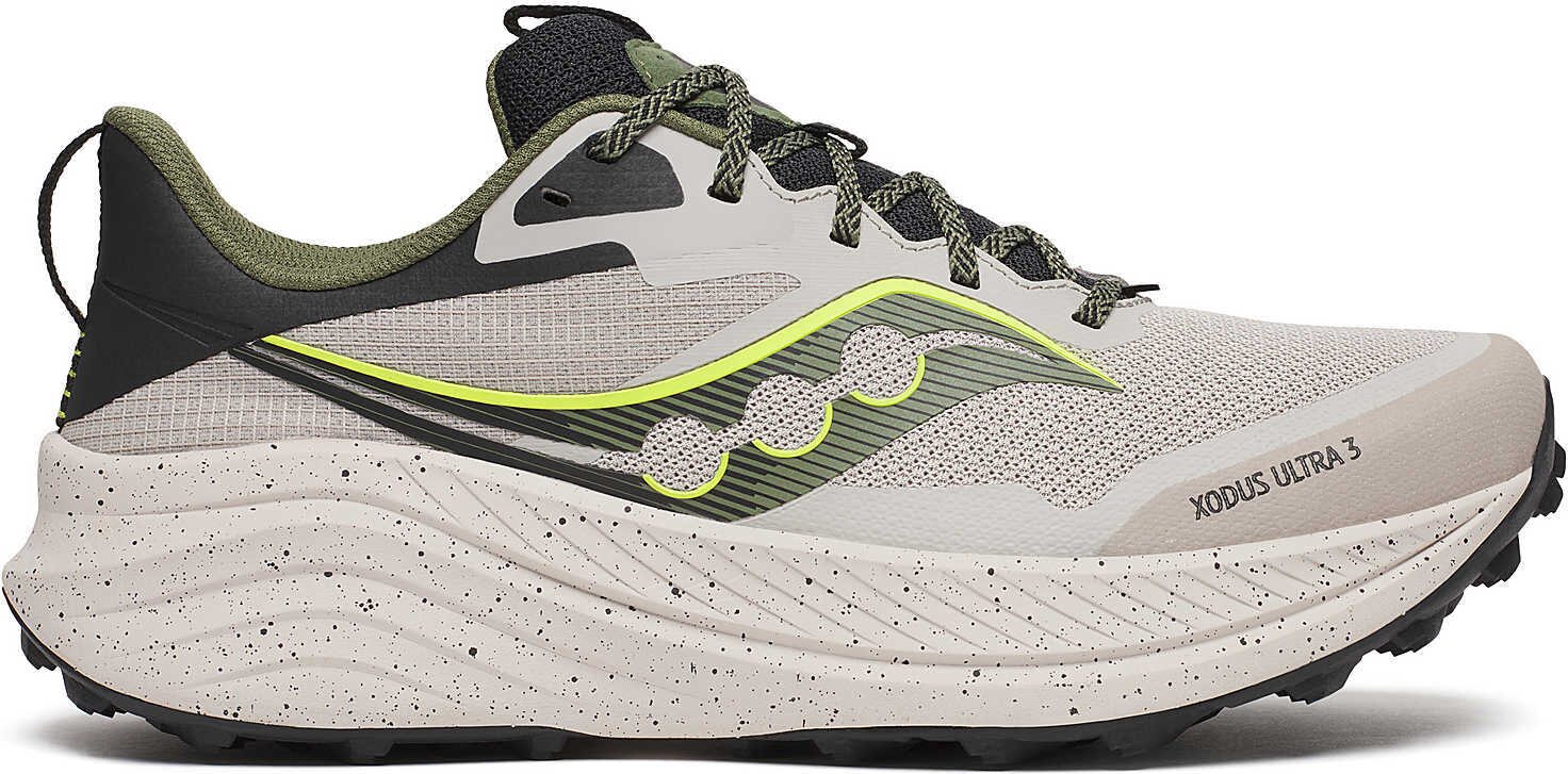 Saucony Xodus Ultra 3 Mens Dove / Olivine