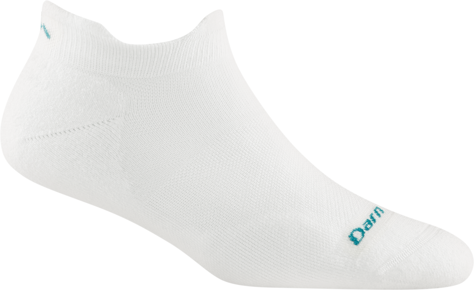 Darn Tough Run No Show Tab Ultra Lightweight Womens White