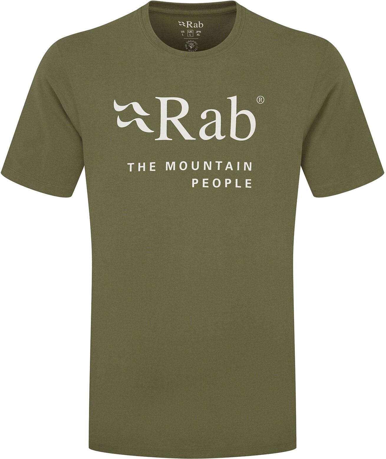 Rab Stance Mountain Organic Cotton Tee Mens Army