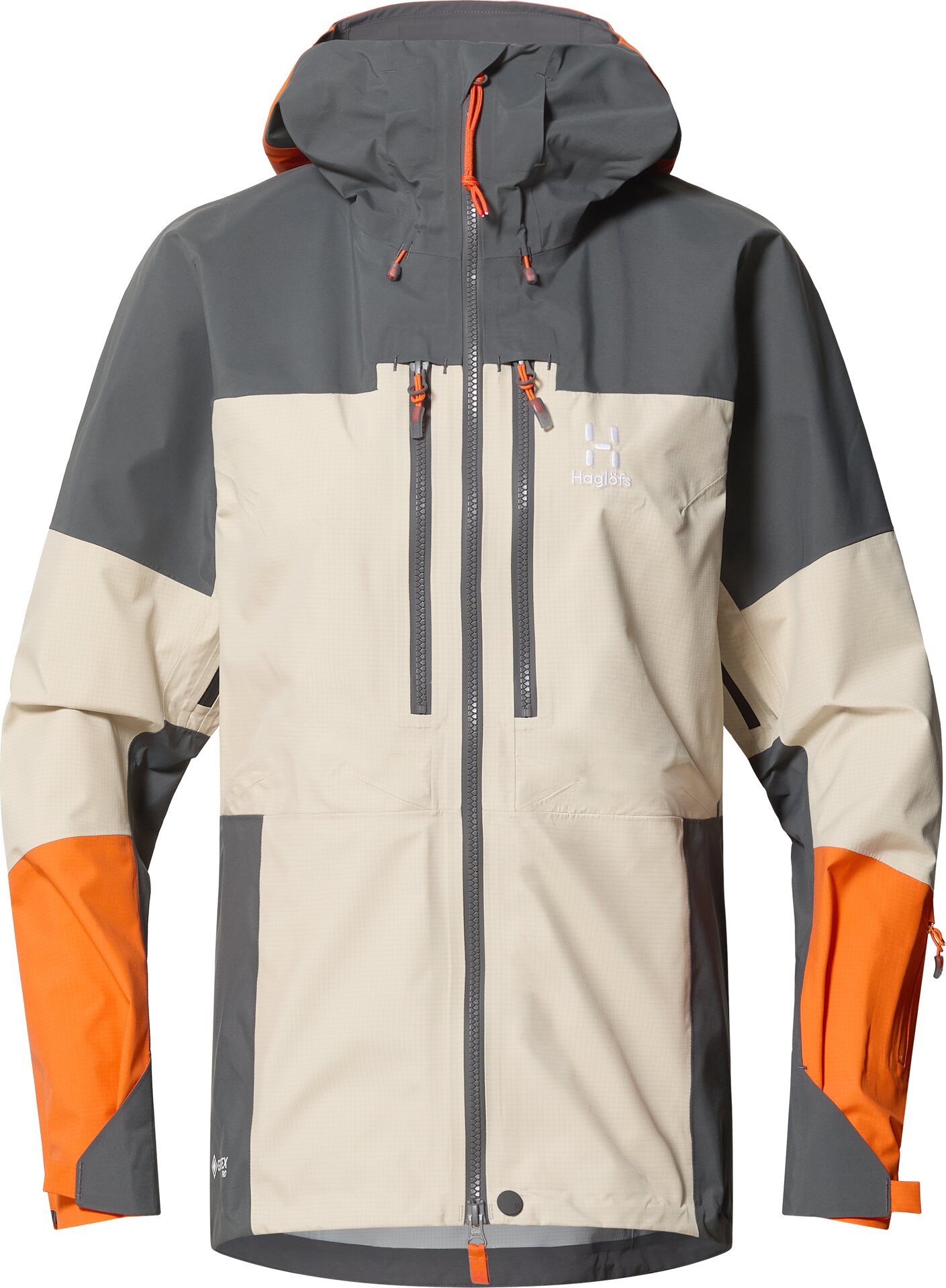 Haglöfs Spitz GTX Pro Jacket Womens Chalk Beige / Magnetite