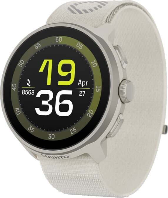 Suunto Run Nailonrannekkeella Frost Gray