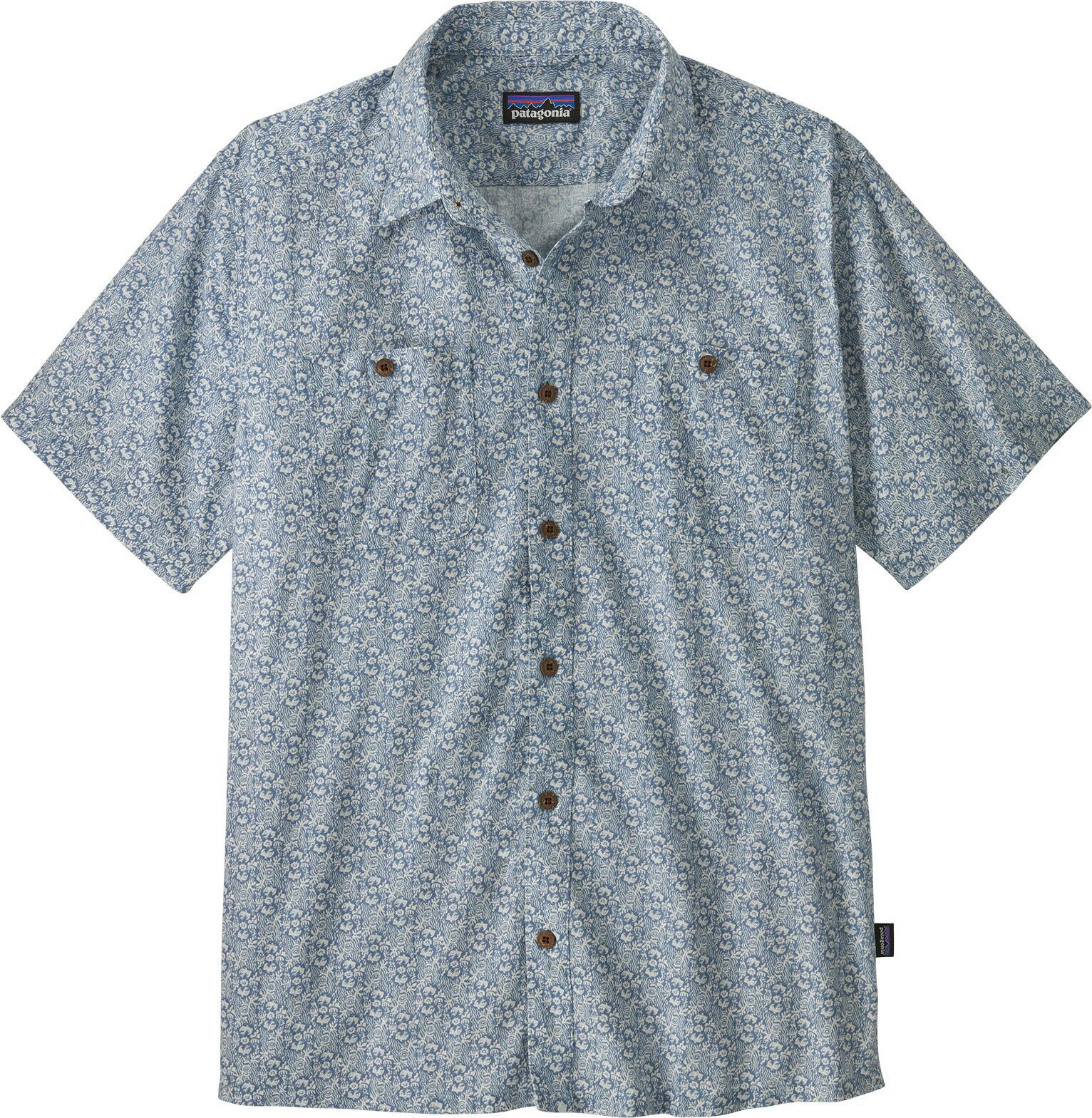 Patagonia Back Step Shirt Mens Mountain Breeze: Still Blue