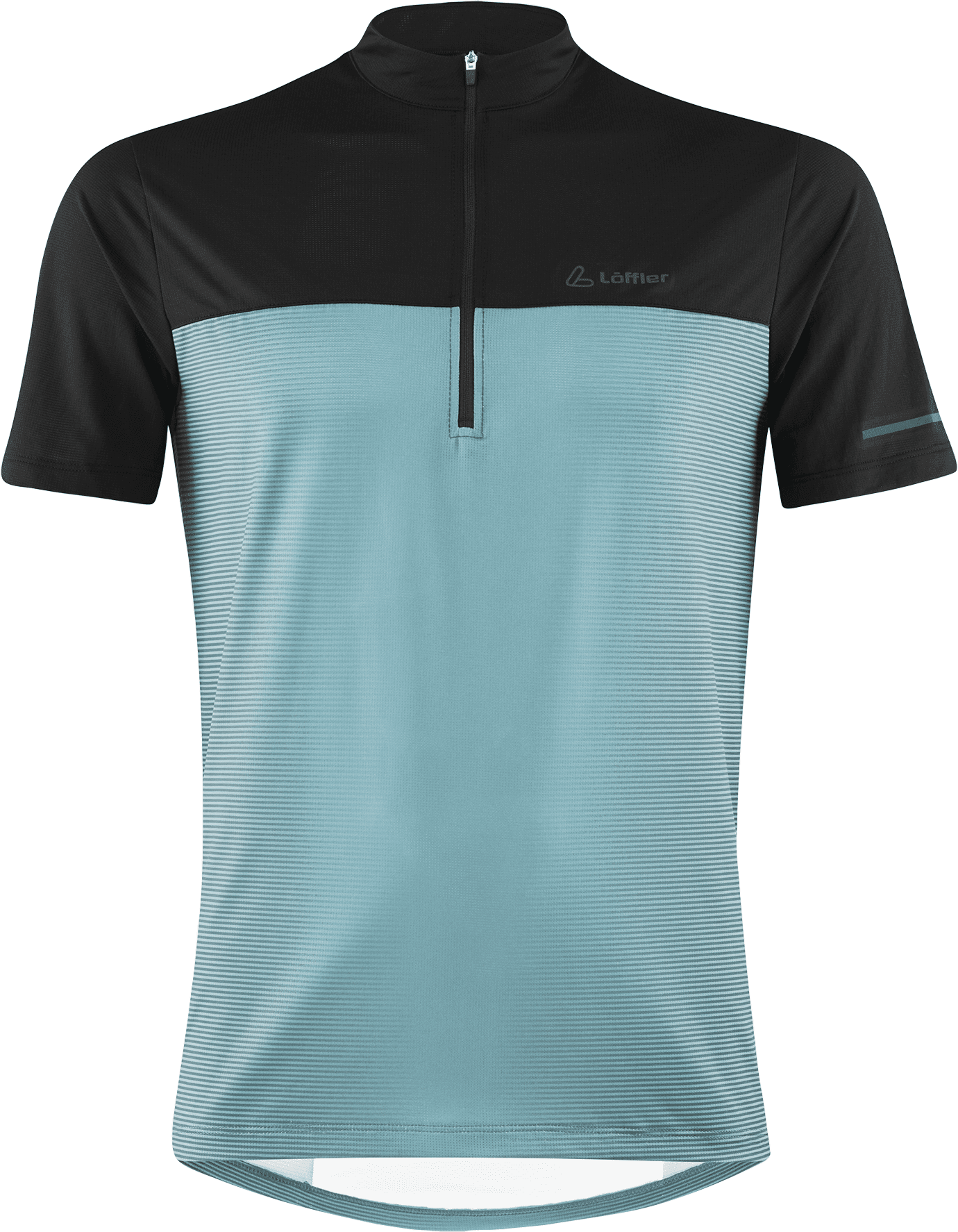 Löffler Bike Shirt Half Zip Glow Mens Titan