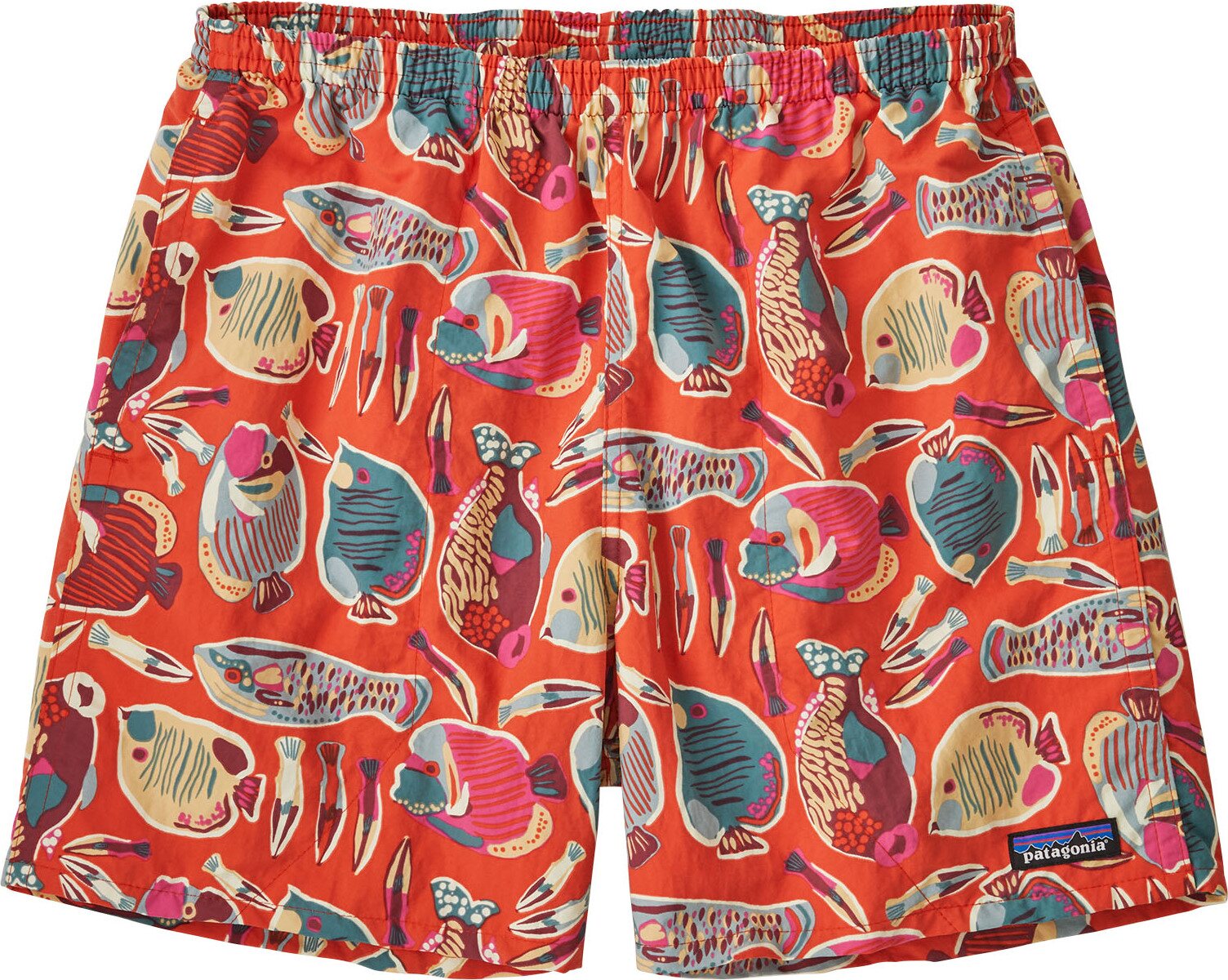 Patagonia Baggies Shorts 5" Mens Wrasse: Pollinator Orange