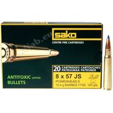 Sako 8x57 JS 10,4g / 160grs. Powerhead II 20kpl