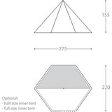 Nigor Innertent WickiUp 3 Half Size