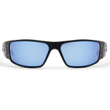 Gatorz Magnum Black with Smoked Polarized Lens w/ Blue Mirror