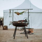 Barebones Cowboy Fire Pit Grill 30"