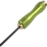 Breakthrough Carbon Fiber Cleaning Rod with Rotating, Ergonomic Aluminum Handle (5mm) - 12" length