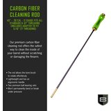 Breakthrough Carbon Fiber Cleaning Rod with Rotating, Ergonomic Aluminum Handle (7mm) - 45" length