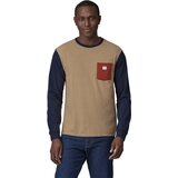 Patagonia Long-Sleeved Shop Sticker Pocket Responsibili-Tee Unisex