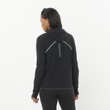 Salomon Sense Aero Hybrid Half Zip Hood Jacket Womens