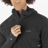 Salomon Sense Aero Hybrid Half Zip Hood Jacket Mens