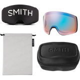 Smith 4D Mag XL, Blackout w/ Chromapop Sun Black + Chromapop Storm Blue Sensor Mirror