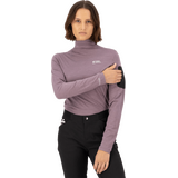 Mons Royale Diversion Merino Mock Neck Long Sleeve Womens