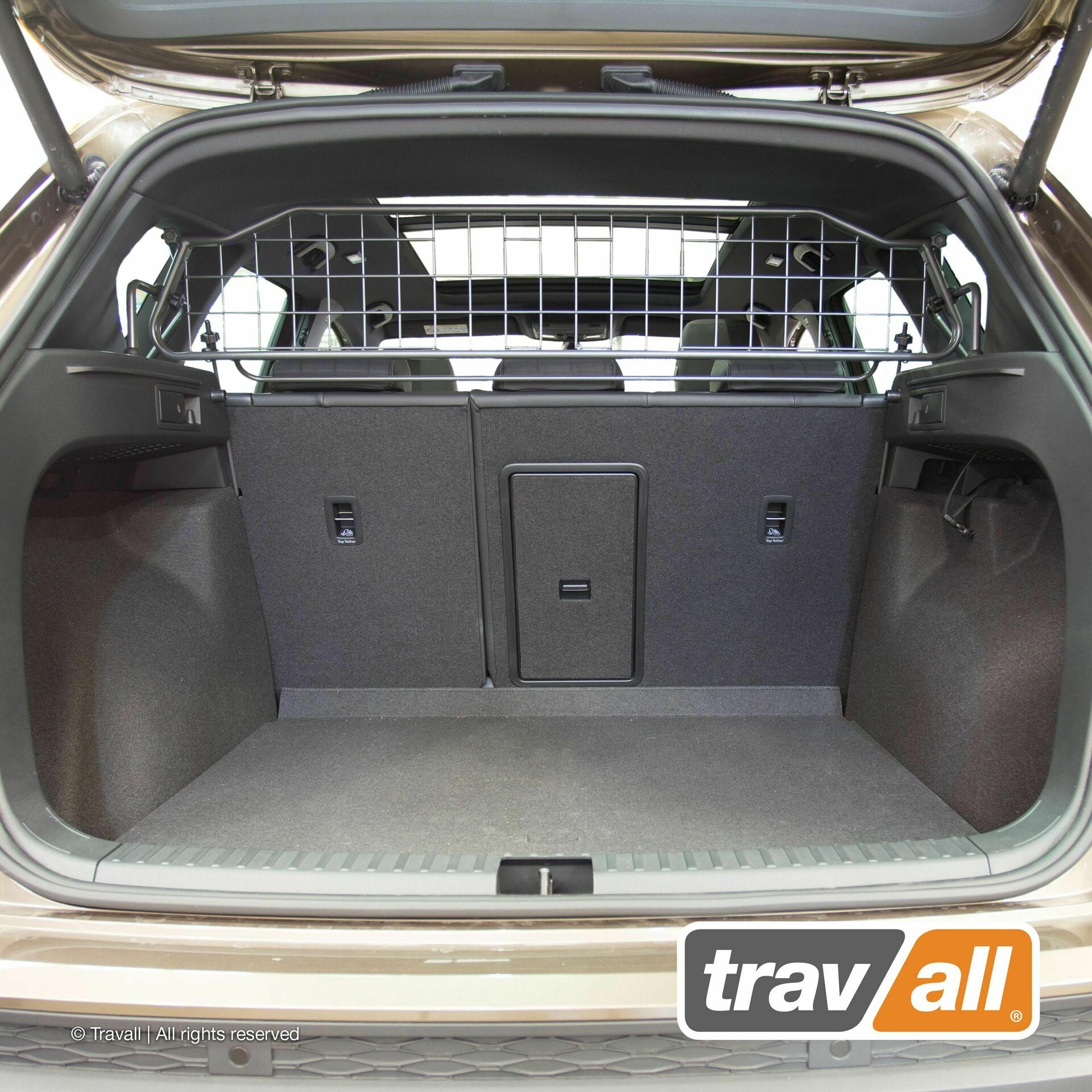Travall Dog Guard For Seat Ateca (2016-) Vehicle-Specific Dog Gate, Boot Protector For Dog Transport, Luggage Protection, Robust Steel Mesh Car Dog Lock - View #3