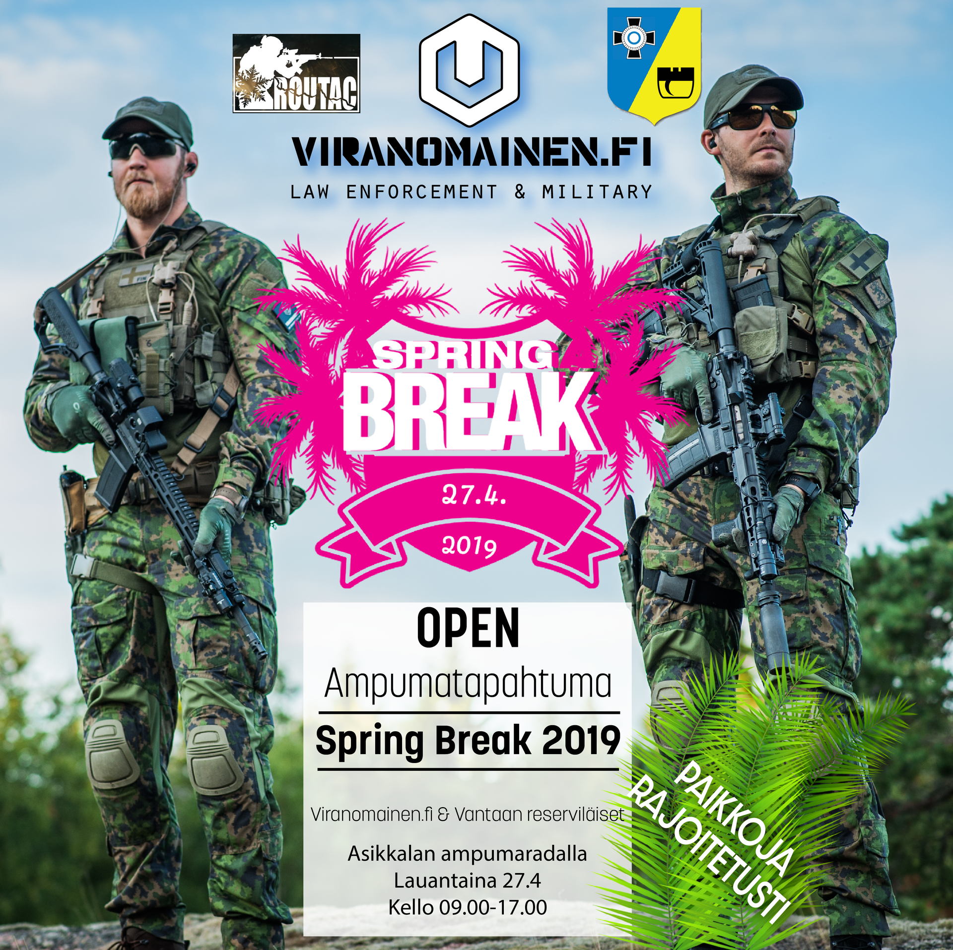 Spring Break 2019 | Viranomaistuotteet | Viranomainen.fi