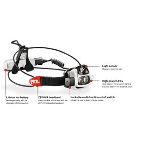 Petzl Nao reaktiivinen LED-otsavalo