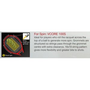Yonex VCore 100S (without strings)