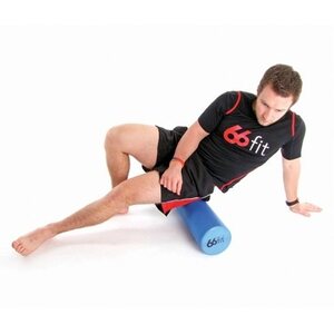 66fit EVA Foam Roller - Blue - 15cm x 90cm
