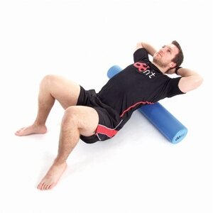 66fit EVA Foam Roller - Blue - 15cm x 90cm