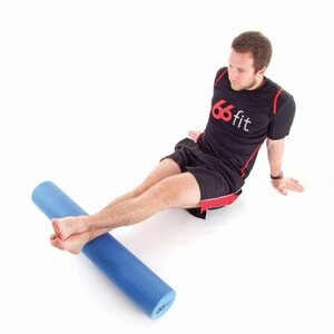 66fit EVA Foam Roller - Blue - 15cm x 90cm