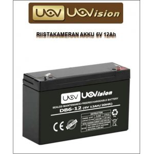 Uovision Riistakameran akku, 6V 12Ah