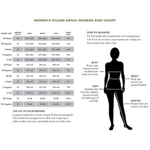 Orvis Silver Sonic Convertiple Top Waders Women's
