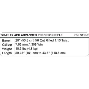KAC SR-25 E2 ADVANCED PRECISION RIFLE
