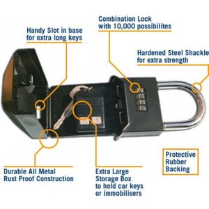 SurfLock Car Key Security Padlock