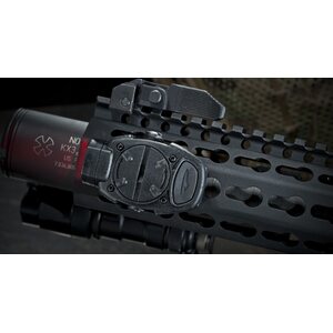 Princeton Tec Switch Rail Light, Black, 10 lm, w/Red/White LED