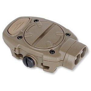 Princeton Tec Switch Rail Light, Black, 10 lm, w/Red/White LED