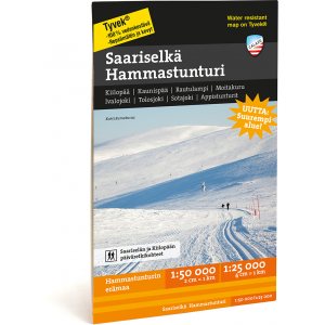 Calazo Saariselkä Hammastunturi,1:25 000+1:50 000, 2017
