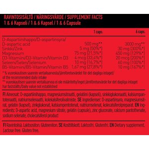 M-Nutrition DAA+ZMA 180 kaps
