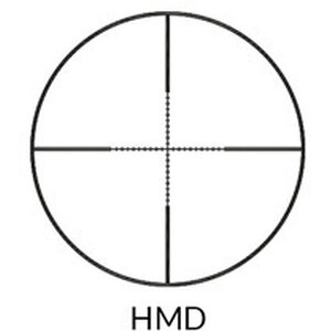 C-More 1-10x24 valaistu Half Dot, korotornit