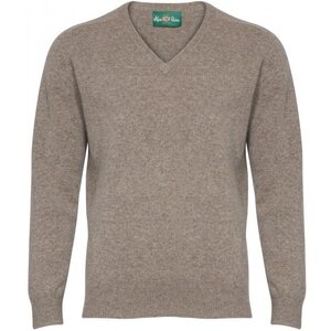 Alan Paine Long Sleeve V Neck Sweater
