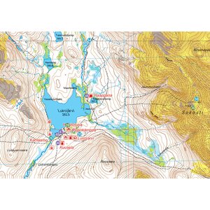 Saariselkä Retkeilyopas ja kartta 2015