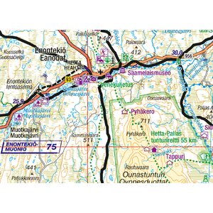 Moottorikelkka GT Pohjois-Suomi Pohjoisosa 1:400 000, 2016