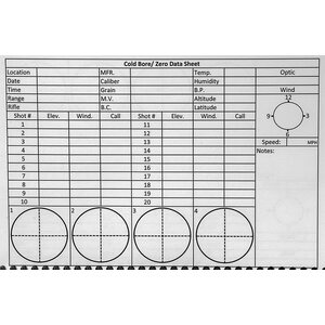 Sightmark Sniper Data Book