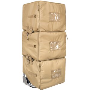 First Spear Modular Transport Bag System, Single Bottom Bag, 16"x12.5"x12", w/Tubes