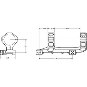Geissele Super Precision Scope Mount 34MM (Mark 6), for SR-25