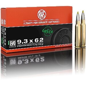 RWS 9,3x62 EVO Green 11,9g / 184gr. 20 pcs