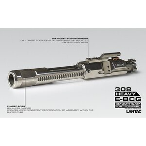 Lantac E-BCG Enhanced 308 Bolt Carrier Group NiB Finish