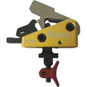Timney Triggers AR CALVIN ELITE, 1.5LB, ADJUSTABLE SHOE, RED