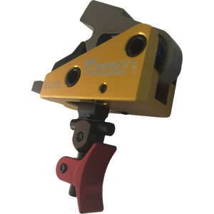 Timney Triggers AR CALVIN ELITE, 1.5LB, ADJUSTABLE SHOE, RED