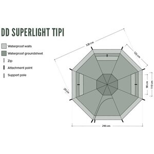 DD Hammocks DD SuperLight Tipi