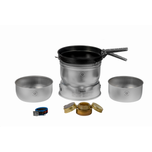 Trangia Stove 25-23 UL/D, 2 saucepans (duossal) and frypan (non-stick)