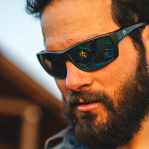 Magpul Summit Eyewear, Polarized - Black / Bronze, Blue Mirror